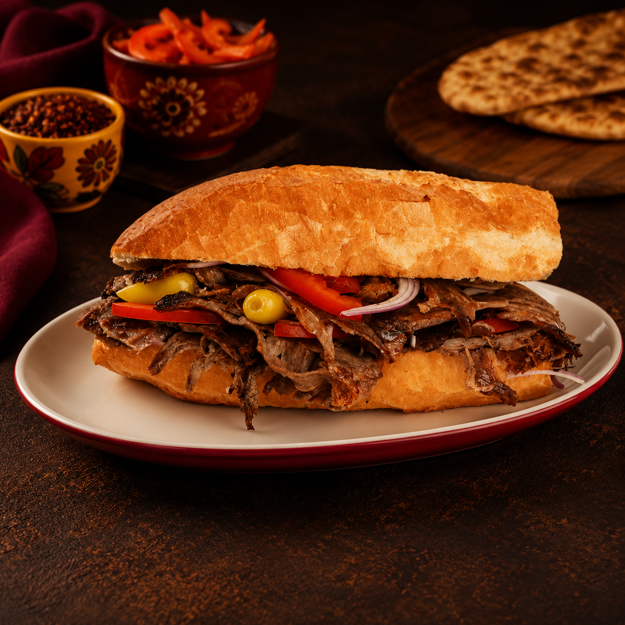 Yarım Ekmek Et Döner